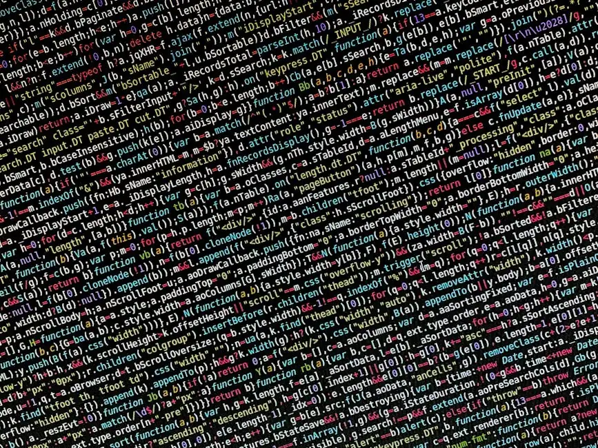 Close-up view of colorful programming code on a screen, ideal for tech and development themes. - iptv code 12 months